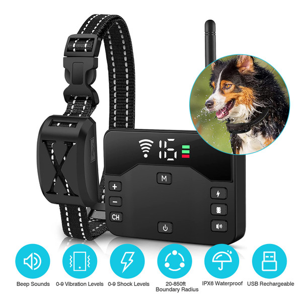 Wireless Dog Fence and Training Collar product image