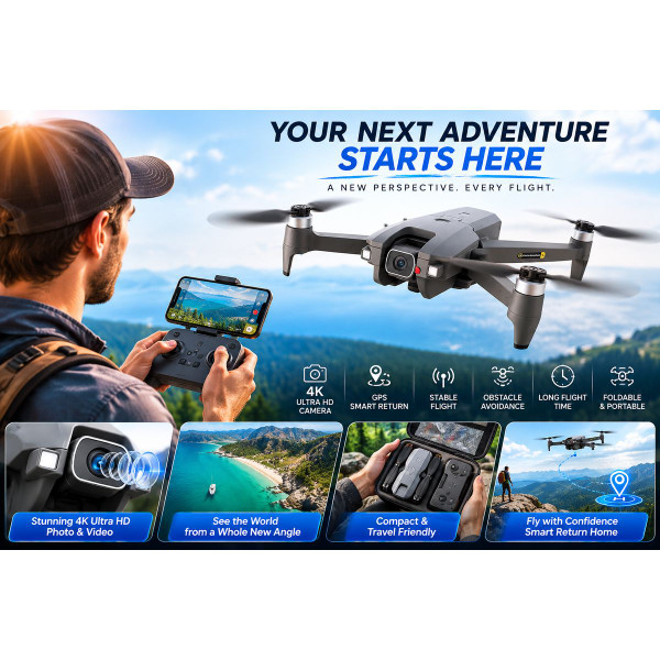 Vivitar VTI Phoenix Foldable Drone product image