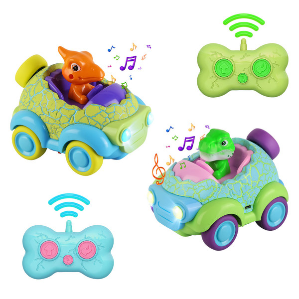 Kids' Dinosaur Remote Control Car (2-Pack) product image