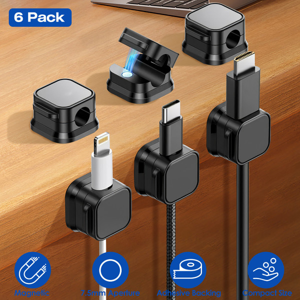 Magnetic Cable Clip (6-Pack) product image
