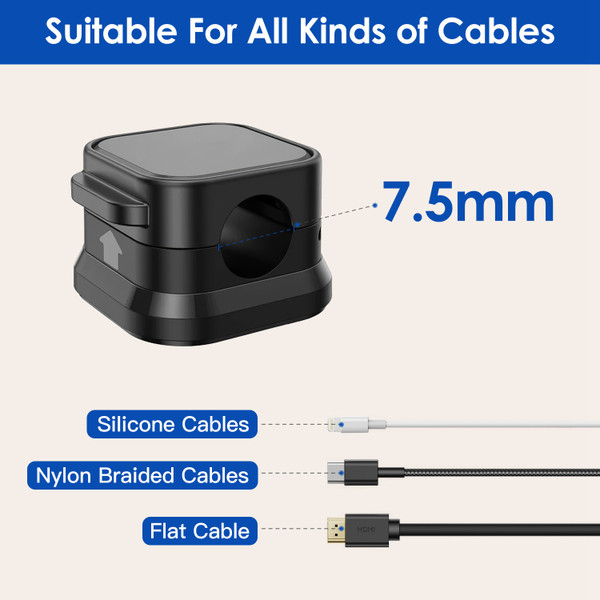 Magnetic Cable Clip (6-Pack) product image