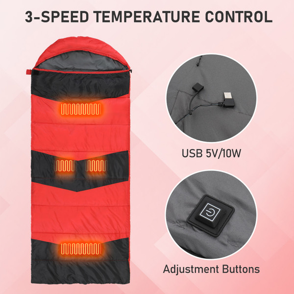 Electric Heated Adventure Sleeping Bag product image