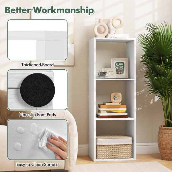 3-Cube Open Back Bookshelf  product image
