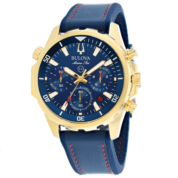 Bulova Men's Marine Star Blue Dial Watch product image