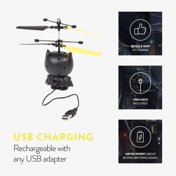 DC Heroes 3.5" Flying Hand-Controlled Helicopter with Remote product image