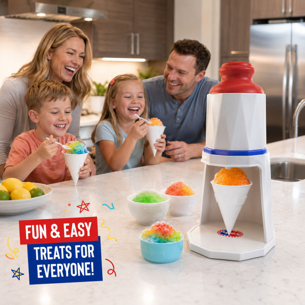 Popsicle Snow Cone Maker Electric Ice Shaver  product image