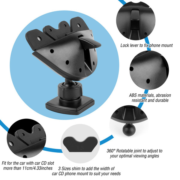Magnetic Car CD Slot Phone Mount product image