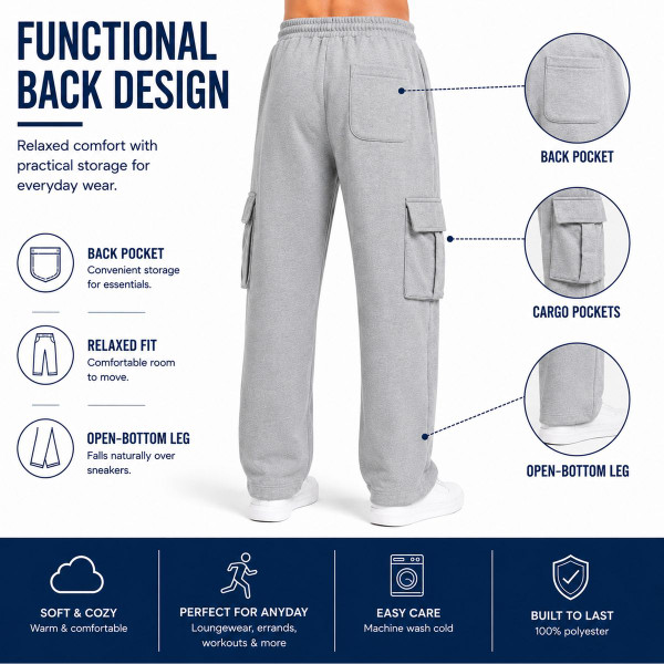 Women's Loose Fit Fleece Lined Jogger Sweatpants product image
