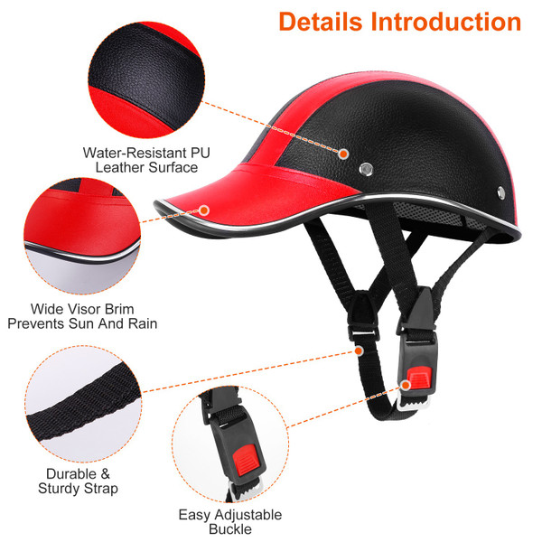 Baseball Cap Style Bicycle Helmet  product image