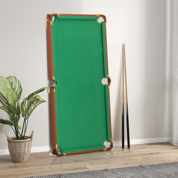 Folding Pool Table Set with Foldable Legs and Adjustable Foot Levelers product image