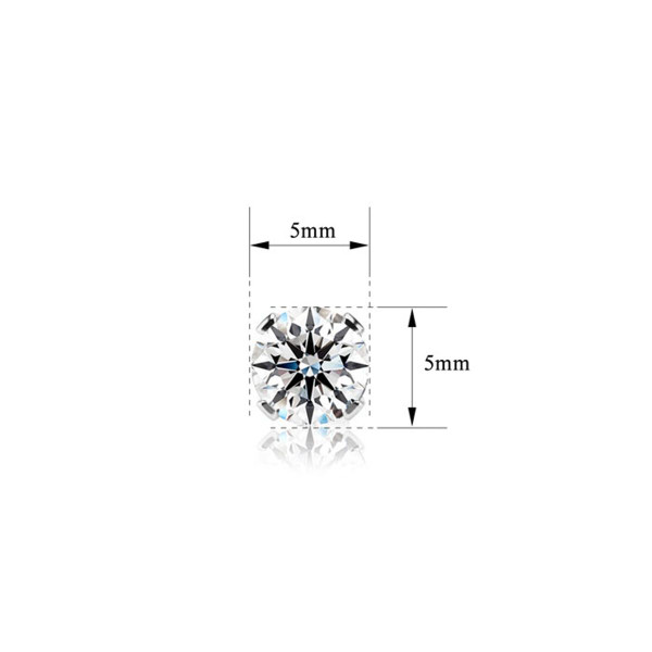 1 1/2 Carat Lab Created Diamond Stud Earrings in White Gold product image