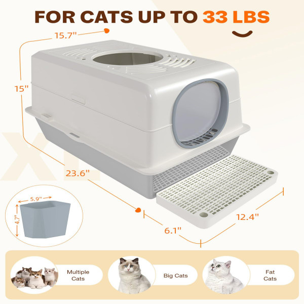 Stainless Steel Cat Litter Box product image