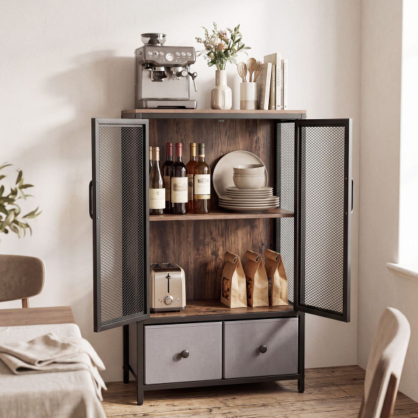 Industrial Coffee Bar Cabinet product image