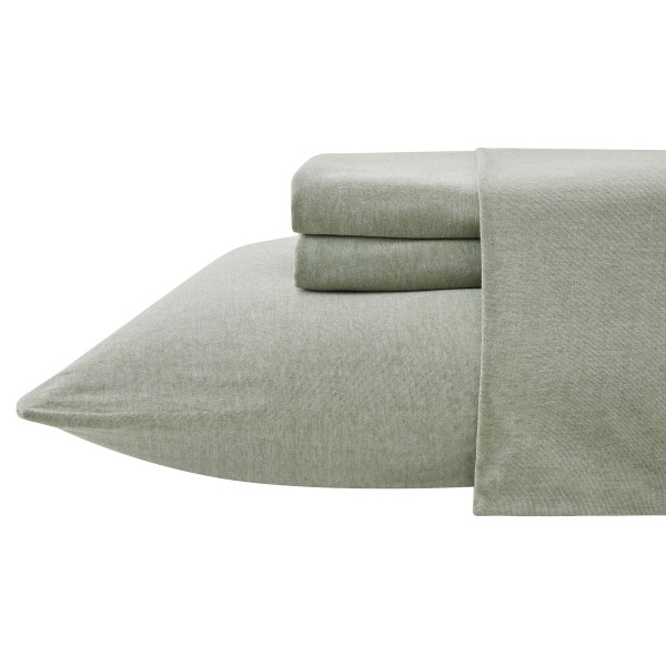 Kathy Ireland Heathered Jersey Knit Cotton Sheet Set (4 Pieces) product image