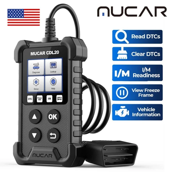 MUCAR Automotive CDL20 OBD2 Scanner product image