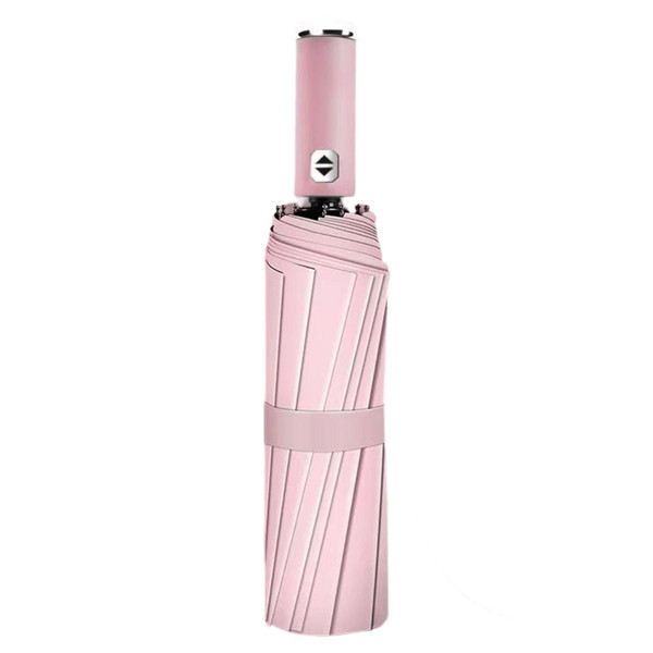 Automatic Folding Umbrella with LED Flashlight Handle product image
