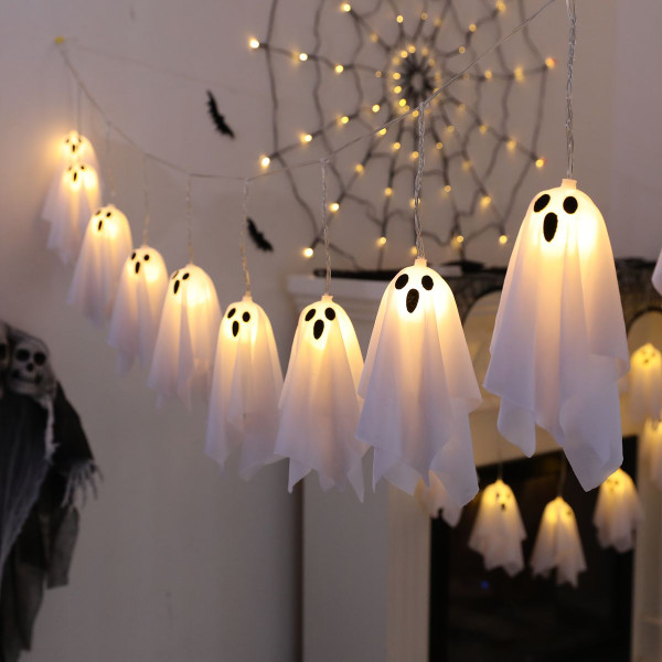 Battery Operated Halloween Ghost String Lights product image