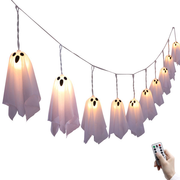 Battery Operated Halloween Ghost String Lights product image