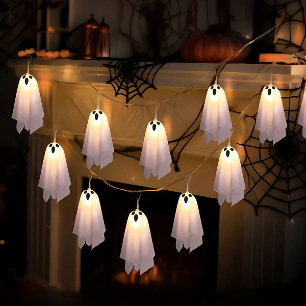 Battery Operated Halloween Ghost String Lights product image