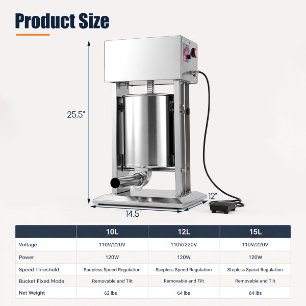 Electric Sausage Stuffer product image