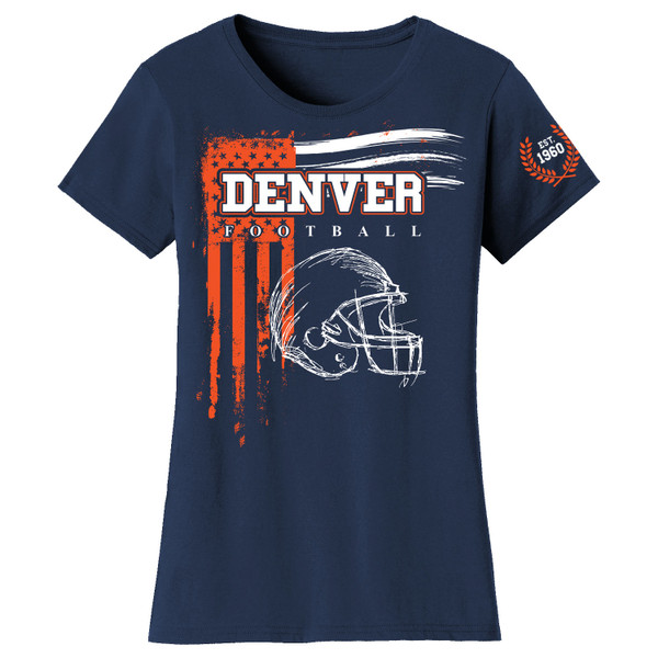 Women's Vintage USA Flag Football T-Shirt product image
