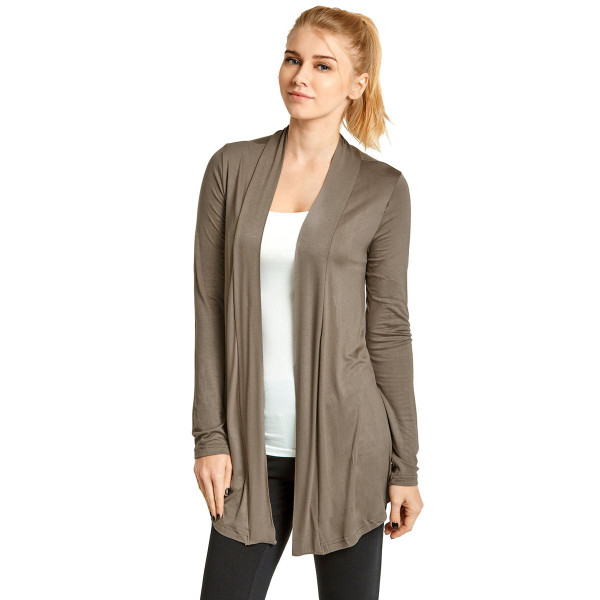 Women's Lightweight Open-Front Rayon Cardigan product image