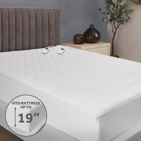 Sunbeam Electric Heated Queen Mattress Pad product image