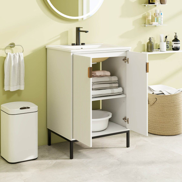 24" Freestanding Bathroom Vanity with Sink product image