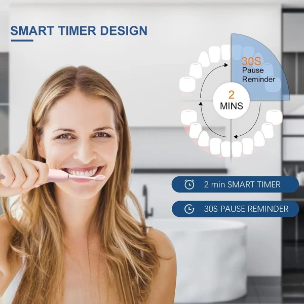 Rechargeable Electric Toothbrushes (2-Pack) product image