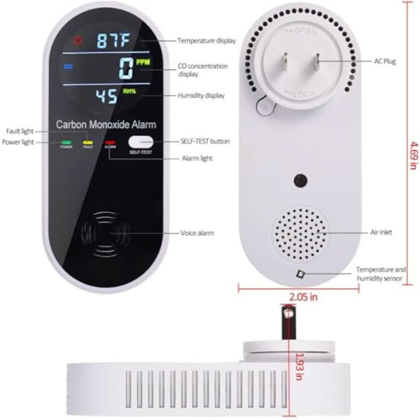 Weshlgd Carbon Monoxide Detector  product image