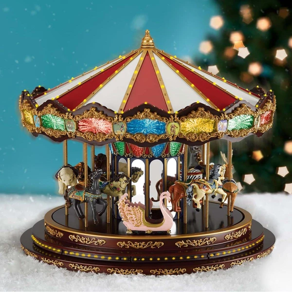Mr. Christmas Marquee Deluxe Musical Carousel  product image