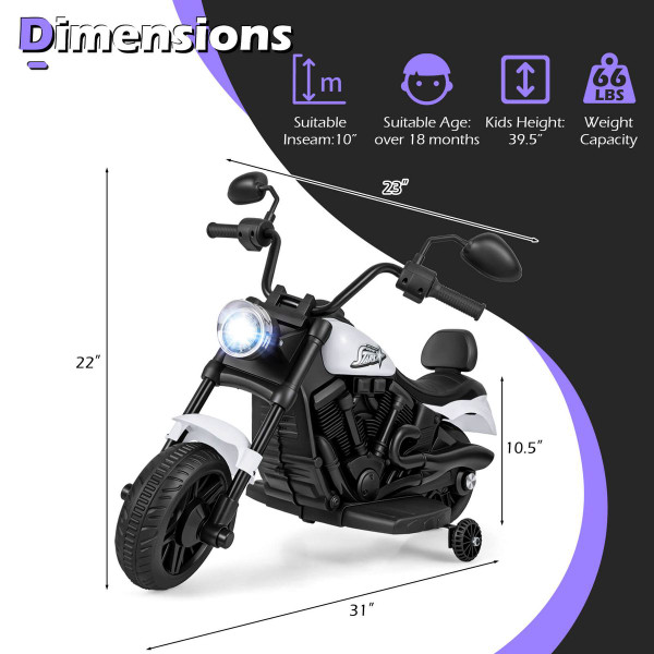 Kids' 6V Electric Motorcycle  product image