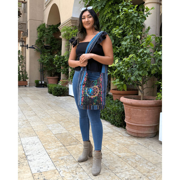 Kathmandu Collection Yin Yang Print Hobo Bag product image