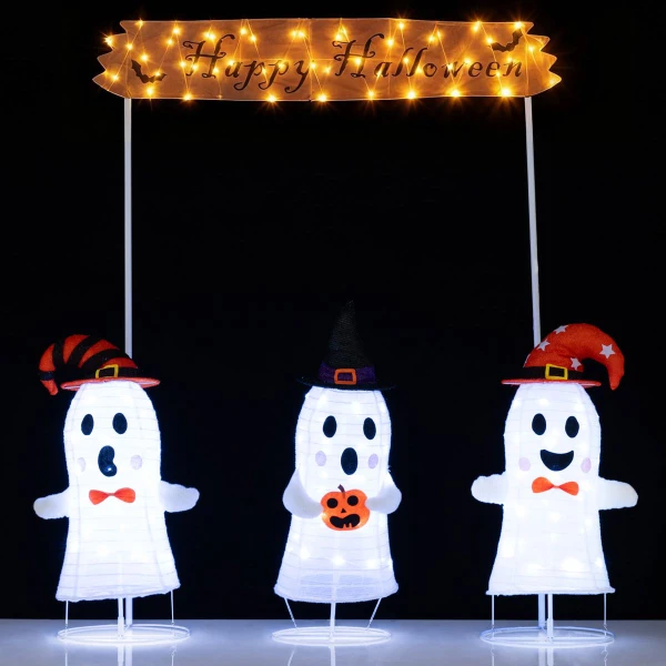 Halloween Decoration with Gate and Ghosts (4-Piece) product image