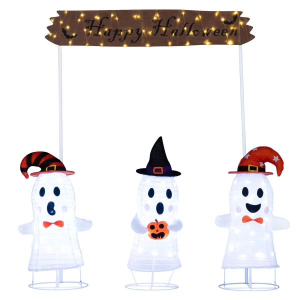 Halloween Decoration with Gate and Ghosts (4-Piece) product image