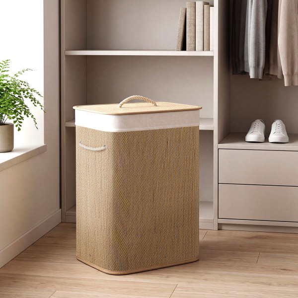 Bamboo Laundry Hamper product image