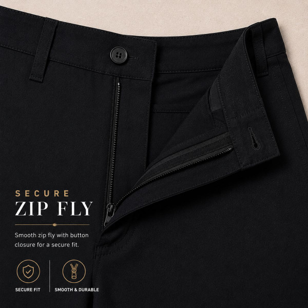 Men's Super Stretch Slim Fit Everyday Chino Pants (3-Pack) product image