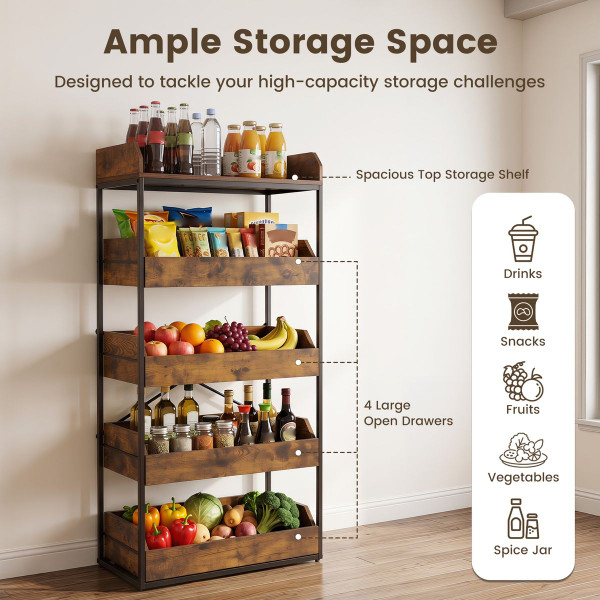 5-Tier Food Storage Rack product image