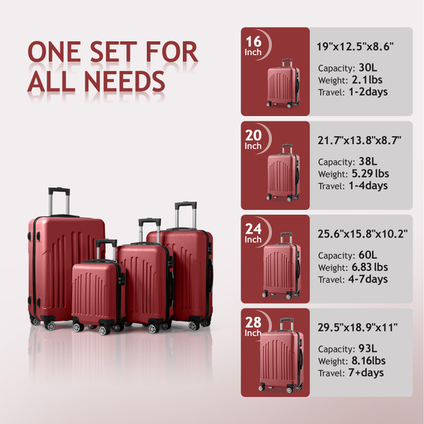 4-in-1 Suitcase Set product image