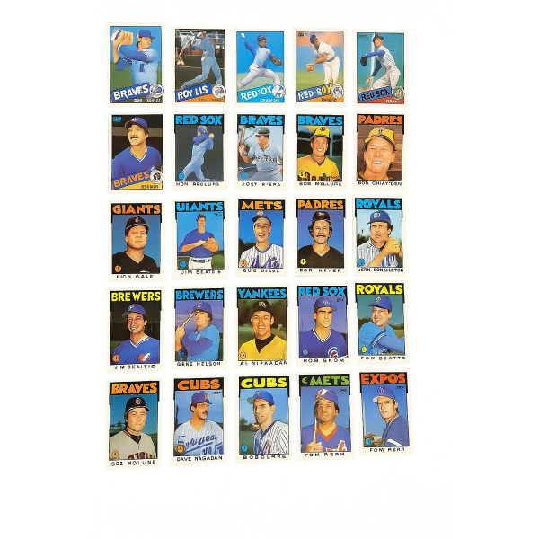 1986 Vintage Baseball Cards – Surprise 10 Pack (Original Topps Collection) product image
