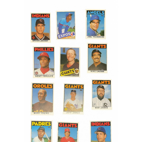 1986 Vintage Baseball Cards – Surprise 10 Pack (Original Topps Collection) product image