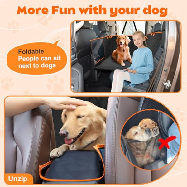 Back Seat Extender & Dog Car Seat Cover product image