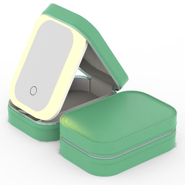 Travel Makeup Bag & LED Mirror  product image