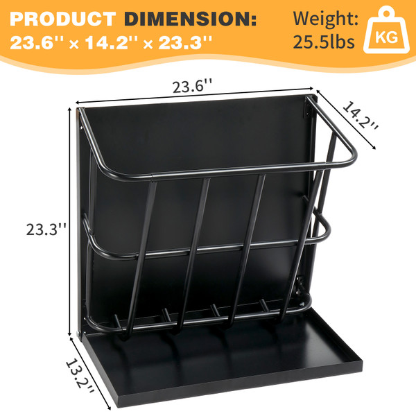 2-in-1 Steel Hay Rack  product image