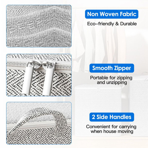Foldable Wardrobe Sorting Storage Box (4-Pack)  product image