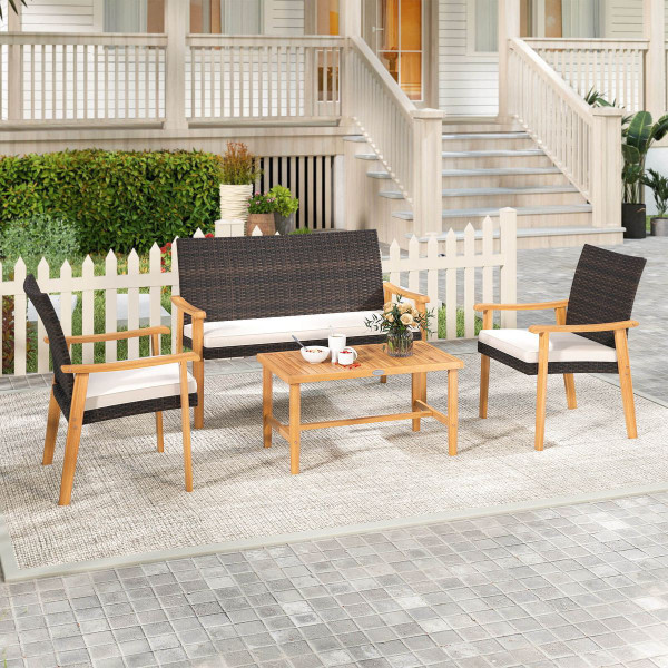 8-Piece Patio Furniture Set with Coffee Table product image
