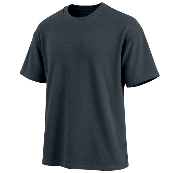 Men’s Heavyweight Micro Waffle Knit Oversized Drop Shoulder T-Shirt product image