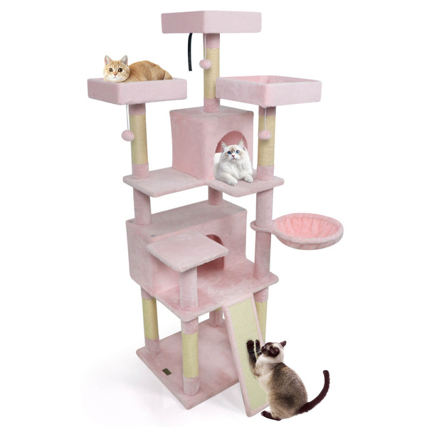 65” Tall Multi-Level Cat Tree  product image