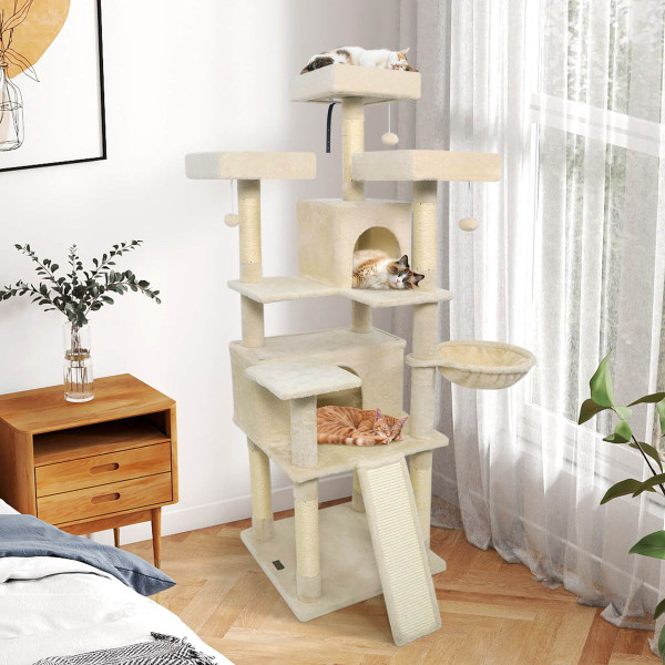 65” Tall Multi-Level Cat Tree  product image