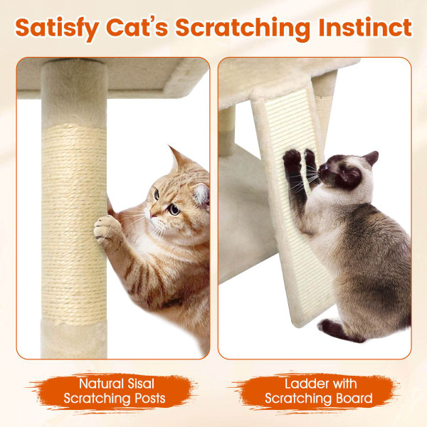 65” Tall Multi-Level Cat Tree  product image